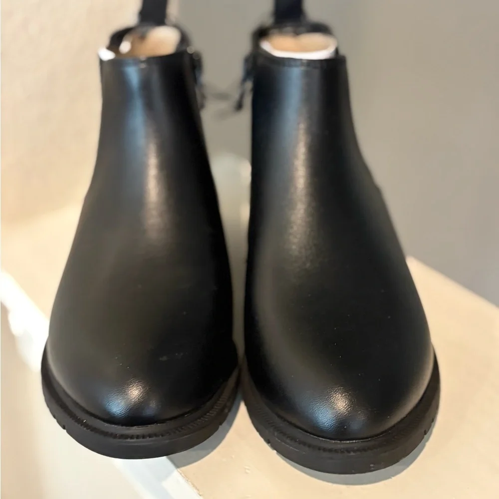 Kids' Brandy Chelsea Ankle Boots - Cat & Jack™ Black Toddler Size 13 Zipper NEW